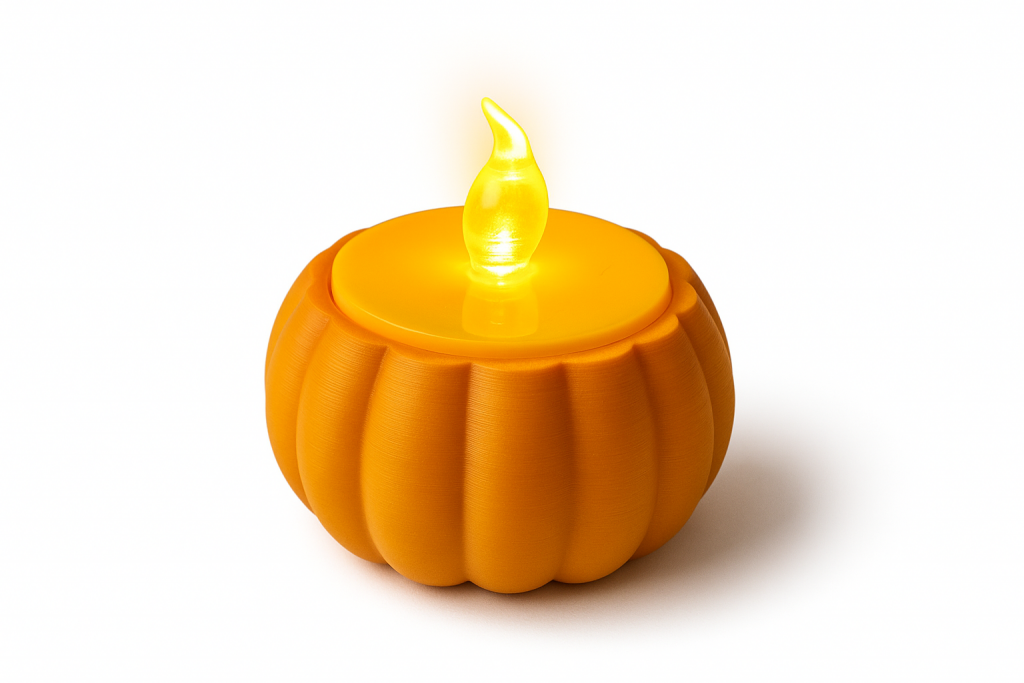 Halloween Teelichthalter inkl. LED-Teelicht
